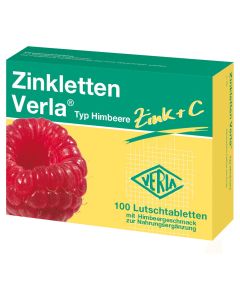 ZINKLETTEN Verla Himbeere Lutschtabletten