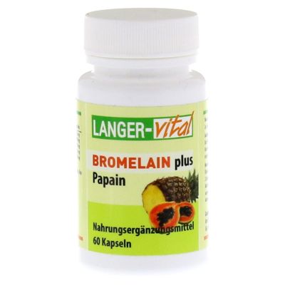 BROMELAIN 160 mg+Papain 160 mg Tg.Kapseln