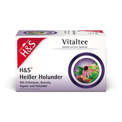 H&S heisser Holunder Vitaltee Filterbeutel