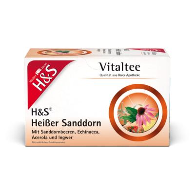 H&S heisser Sanddorn Vitaltee Filterbeutel