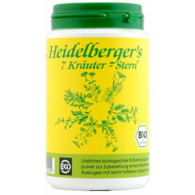 HEIDELBERGERS 7 Kräuter Stern Bio-Qualität Pulver