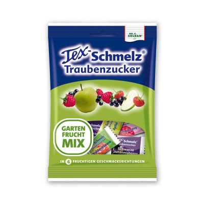SOLDAN Tex Schmelz Traubenzucker Gartenfrucht-Mix