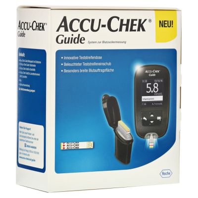 ACCU CHEK Guide Blutzuckermessgerät Set mmol/l