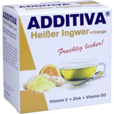 ADDITIVA heisser Ingwer+Orange Pulver