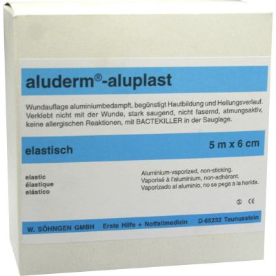 ALUDERM aluplast Wundverb.Pfl.6 cmx5 m elast.