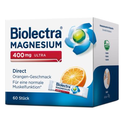 BIOLECTRA Magnesium 400 mg ultra Direct Orange