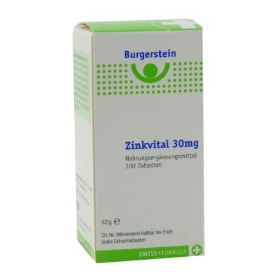 Burgerstein Zinkvital 30 Mg 