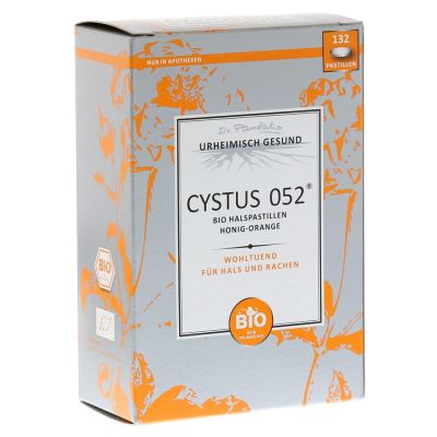 CYSTUS 052 Bio Halspastillen Honig Orange