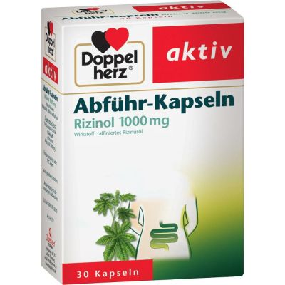 DOPPELHERZ Abführ-Kapseln Rizinol 1.000 mg