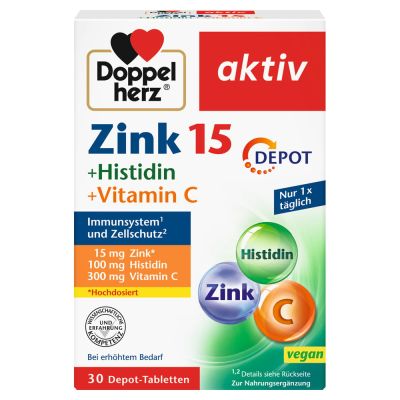 DOPPELHERZ Zink+Histidin Depot Tabletten