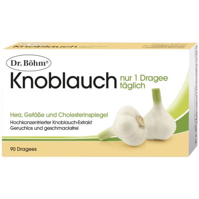 Dr. Böhm® Knoblauch nur 1 Dragee täglich