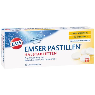 EMSER Pastillen ohne Menthol zuckerfrei