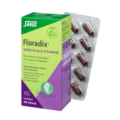 FLORADIX Eisen plus B Vitamine Kapseln