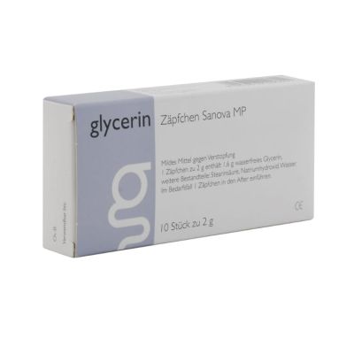 Glycerin Zäpfchen Sanova MP 