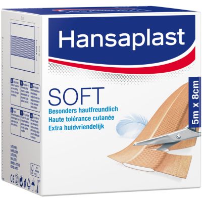 HANSAPLAST Soft Pflaster 8 cmx5 m Rolle