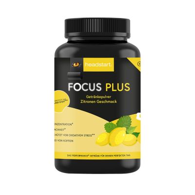 Headstart Focus Plus Getränkepulver Zitrone