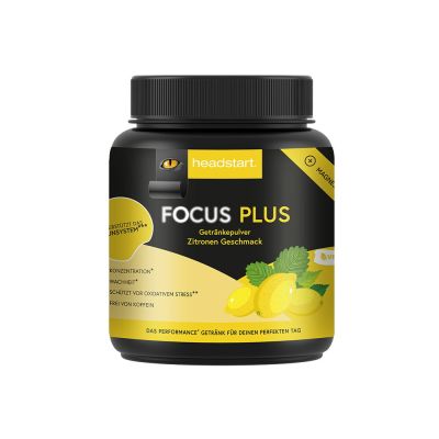 Headstart Focus Plus Getränkepulver Zitrone