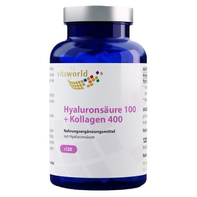 HYALURONSÄURE 100+Kollagen 400 Kapseln