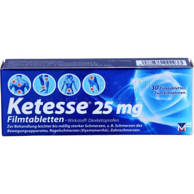 KETESSE FTBL 25MG 30 Stk.