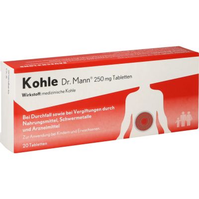 KOHLE Dr.Mann 250 mg Tabletten