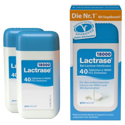 LACTRASE 18.000 FCC Tabletten im Spender Doppelpa.