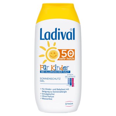 LADIVAL Kinder Sonnengel allergische Haut LSF 50+