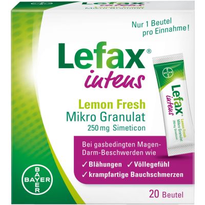 LEFAX intens Lemon Fresh Mikro Granul.250 mg Sim.