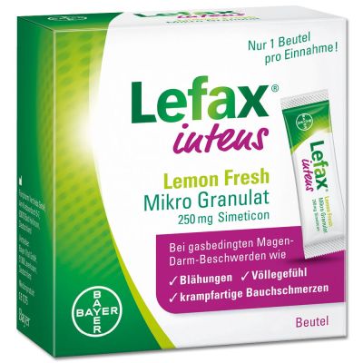 LEFAX intens Lemon Fresh Mikro Granul.250 mg Sim.