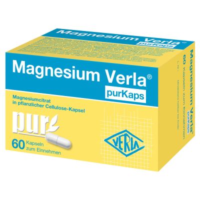 MAGNESIUM VERLA purKaps vegane Kapseln z.Einnehmen