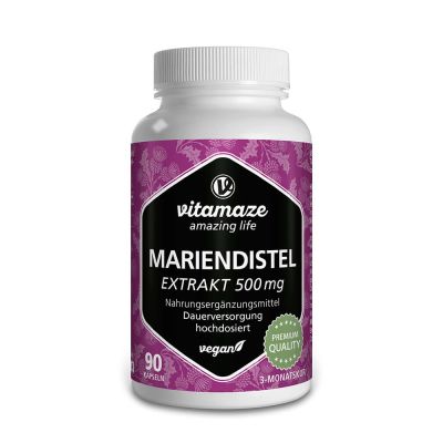 MARIENDISTEL 500 mg Extrakt hochdosiert vegan Kps.