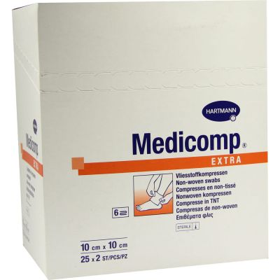 MEDICOMP extra Kompressen 10x10 cm steril