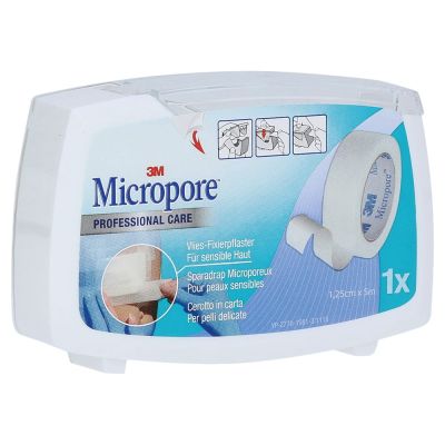 MICROPORE Vliespfl.1,25 cmx5 m m.Abr.1530NP-0SD