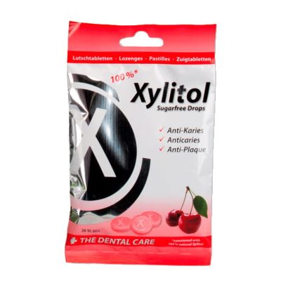 MIRADENT Xylitol Drops zuckerfrei Cherry