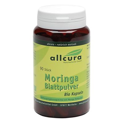 MORINGA BLATTPULVER Bio Kapseln