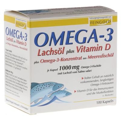 OMEGA-3 Lachsöl plus Vit.D plus Omega3 Konz.Kps.