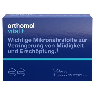 ORTHOMOL Vital F 15 Granulat/Kaps.Kombipackung