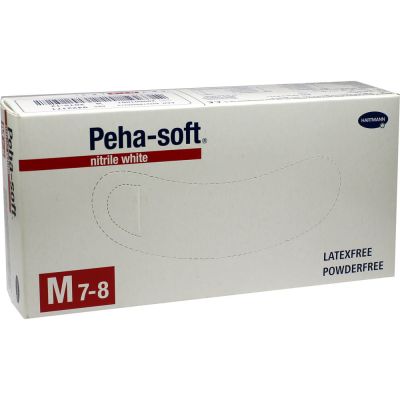 PEHA-SOFT nitrile white Unt.Hands.unsteril pf M