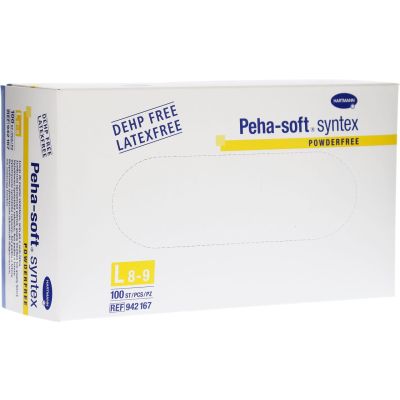 PEHA-SOFT Syntex Unters.Handsch.unste.pud.frei L