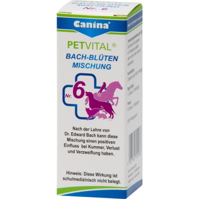 PETVITAL Bachblüten Nr.6 Globuli vet.