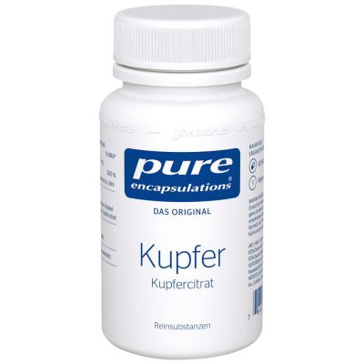 PURE ENCAPSULATIONS Kupfer Kupfercitrat Kapseln