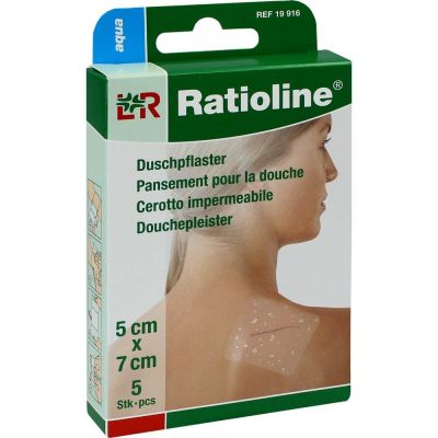 RATIOLINE aqua Duschpflaster 5x7 cm