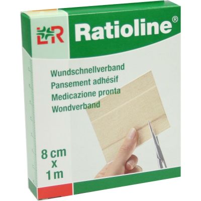 RATIOLINE elastic Wundschnellverband 8 cmx1 m