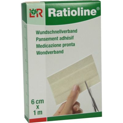 RATIOLINE sensitive Wundschnellverband 6 cmx1 m