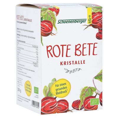 ROTE BETE Kristalle Bio Schoenenberger Pulver