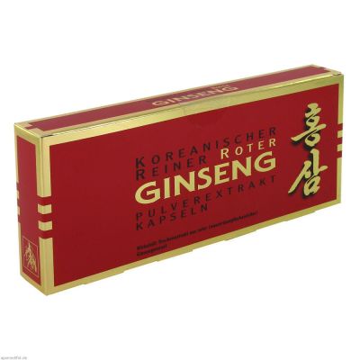 ROTER GINSENG Extrakt Kapseln