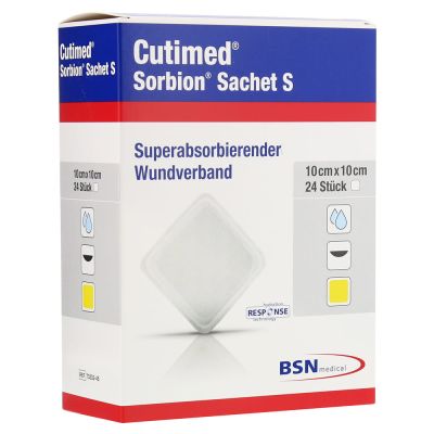 SORBION Cutimed Sachet S Wundauflage 10x10 cm