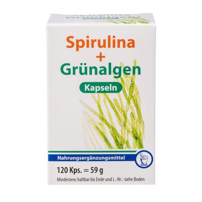 SPIRULINA+GRÜNALGEN Kapseln