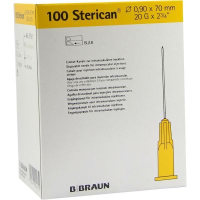 STERICAN Kanülen 20 Gx2 4/5 0,9x70 mm