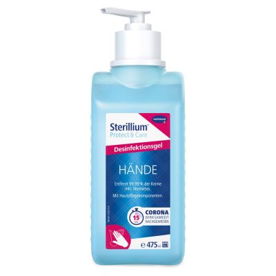 STERILLIUM Protect & Care Hände Gel mit Pumpe