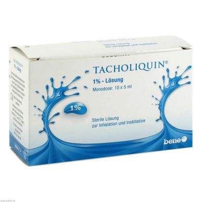 TACHOLIQUIN 1% Lösung für einen Vernebler Monodose